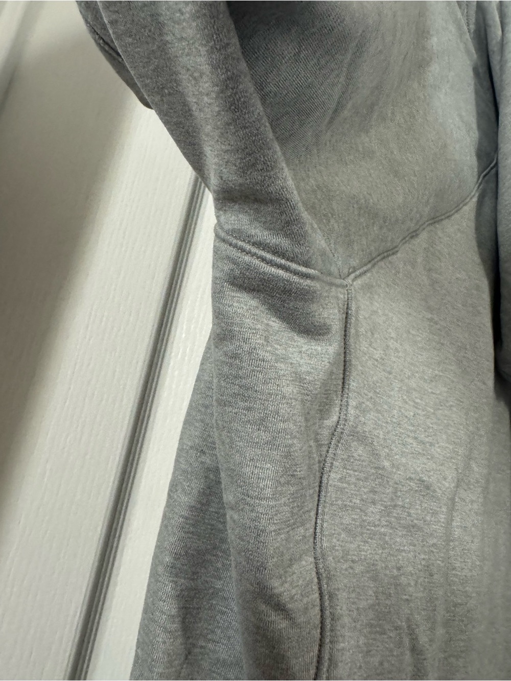 Athleta Light Gray Zip Hoodie with Branded Pull - Picture 12 of 16